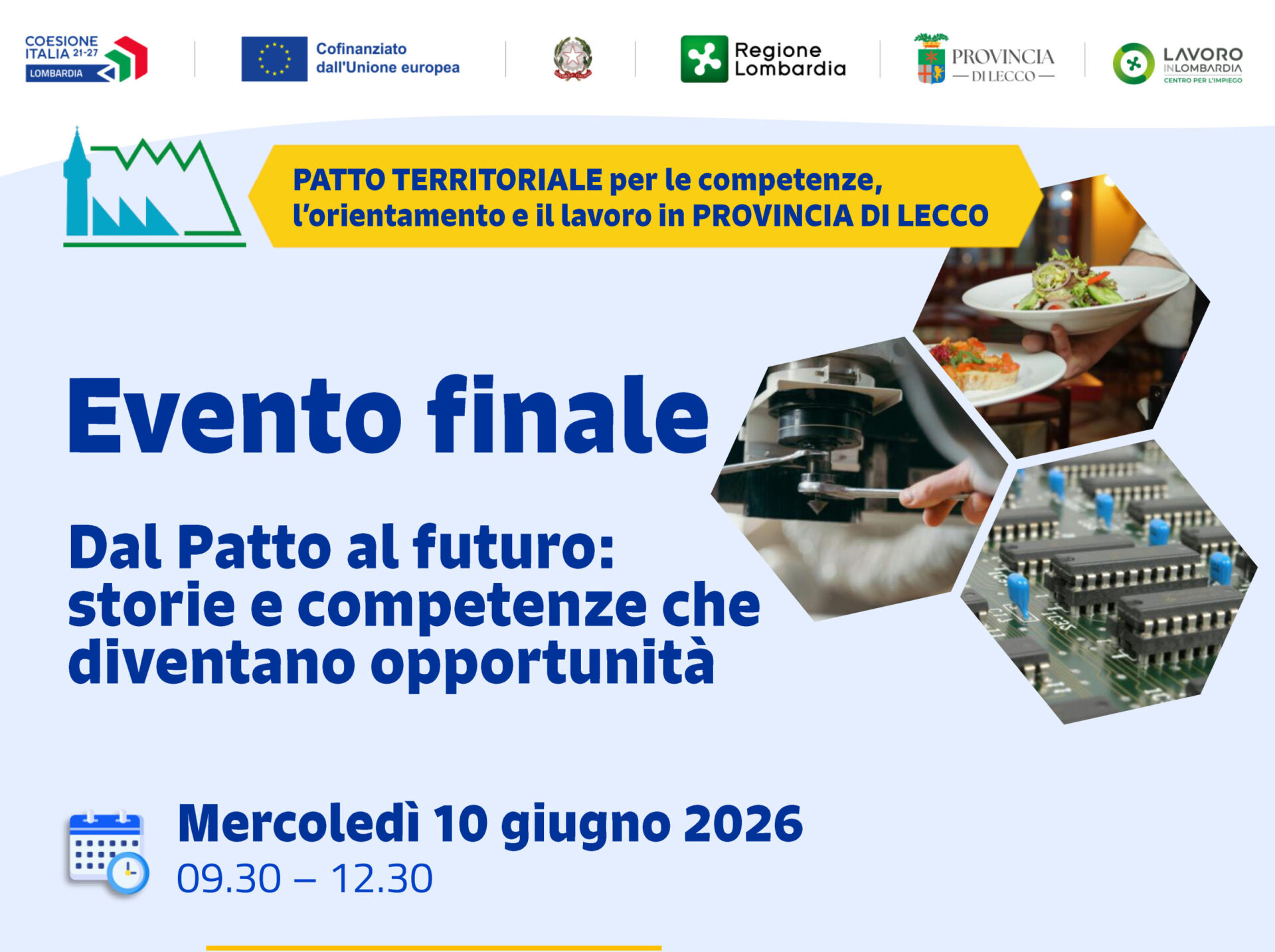 Immagine che raffigura Patto territoriale competenze, orientamento e lavoro in provincia di Lecco: evento finale con gli esiti del progetto
