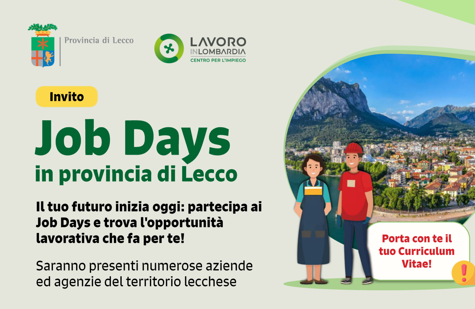 Immagine che raffigura Job Days in provincia di Lecco