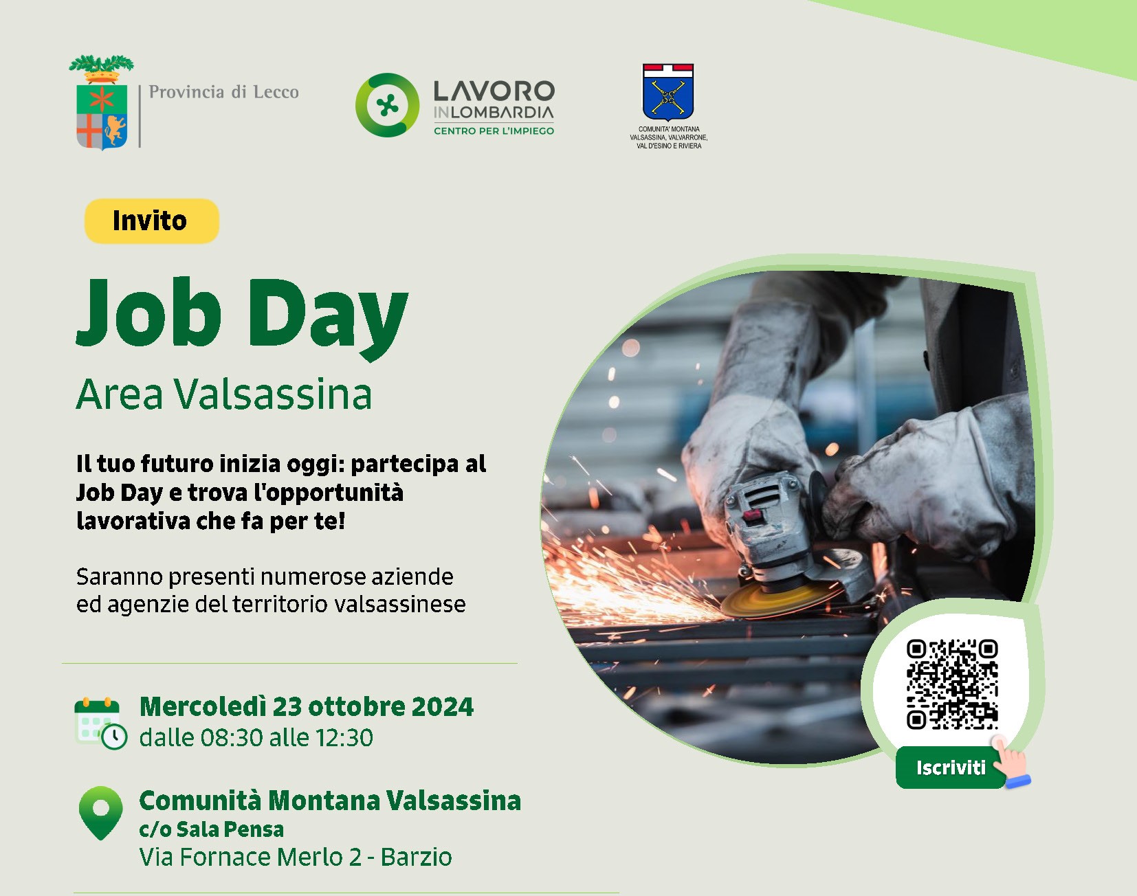 Immagine che raffigura Job Day area Valsassina