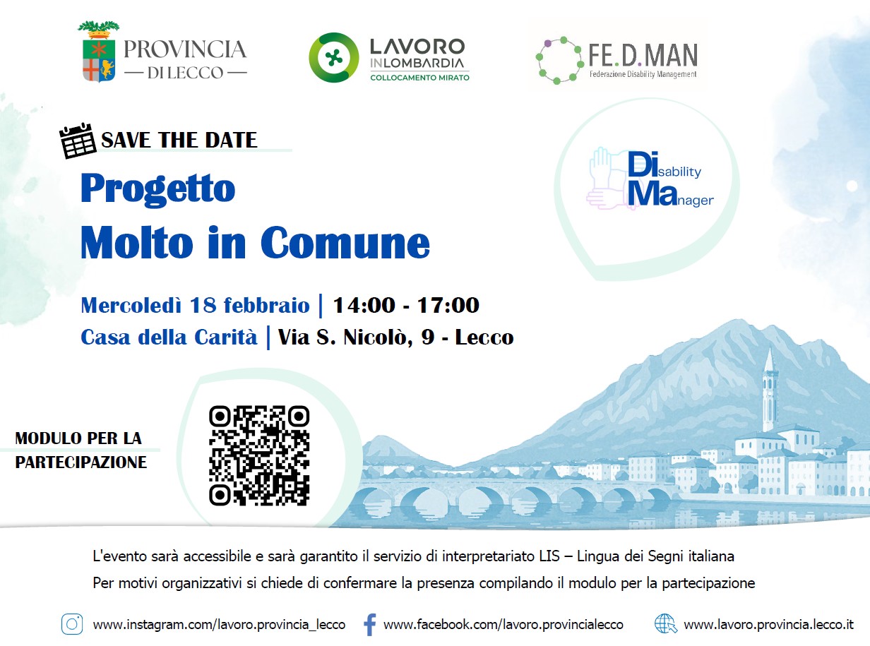 Molto in Comune: disability management negli enti locali