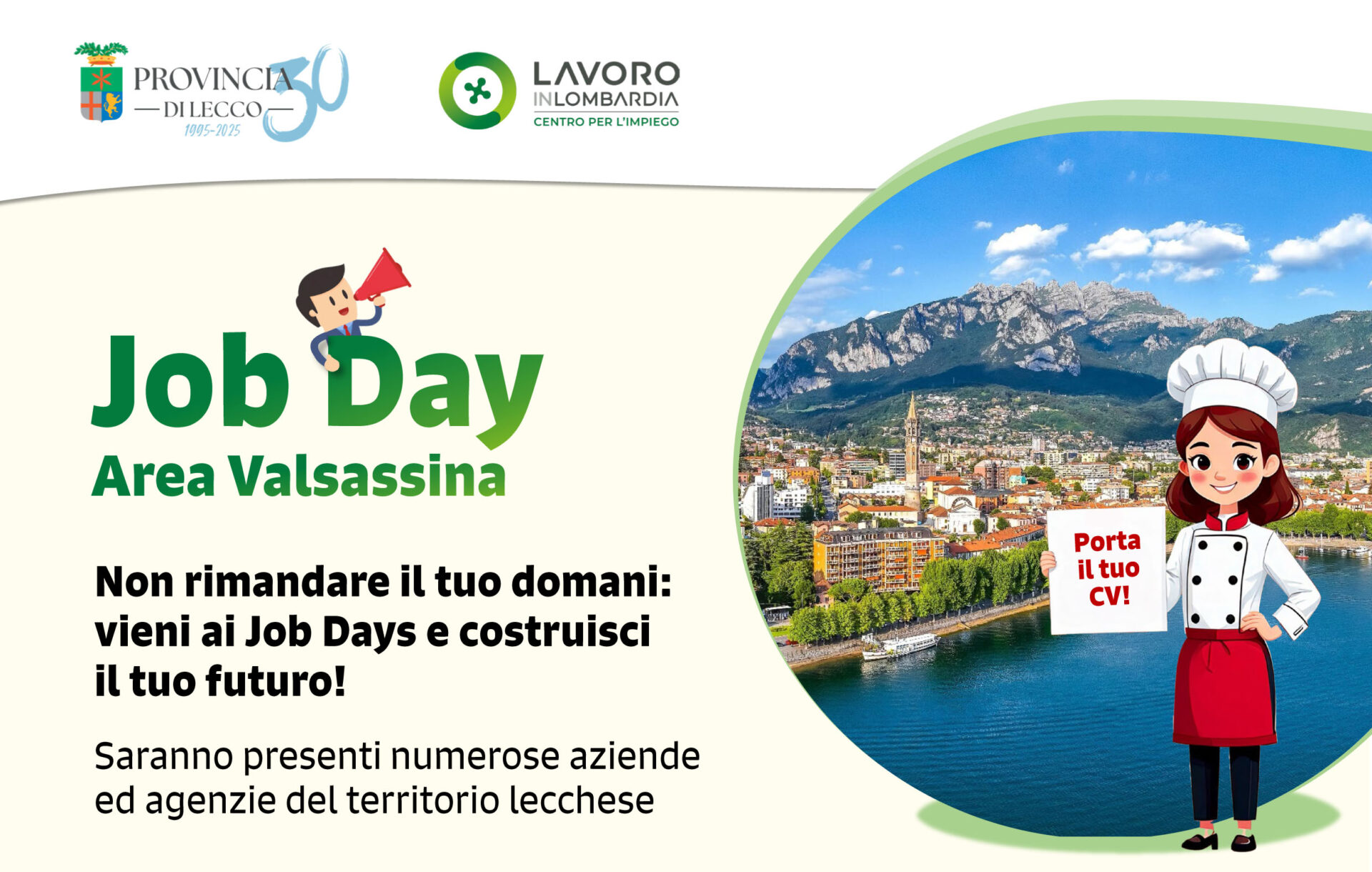 Immagine che raffigura Ripartono dalla Valsassina i Job Day della Provincia di Lecco